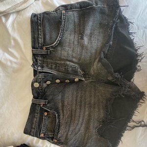 Denim Forum Black Shorts